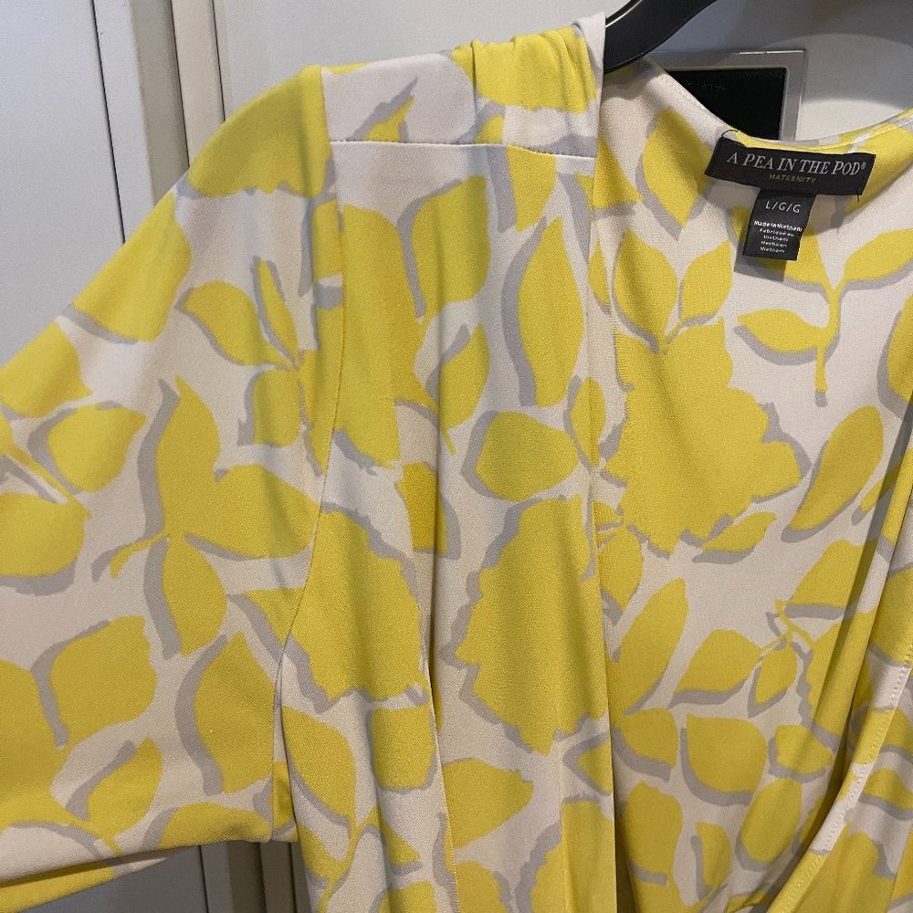 Maternity Wrap Dress 3/4 Sleeves